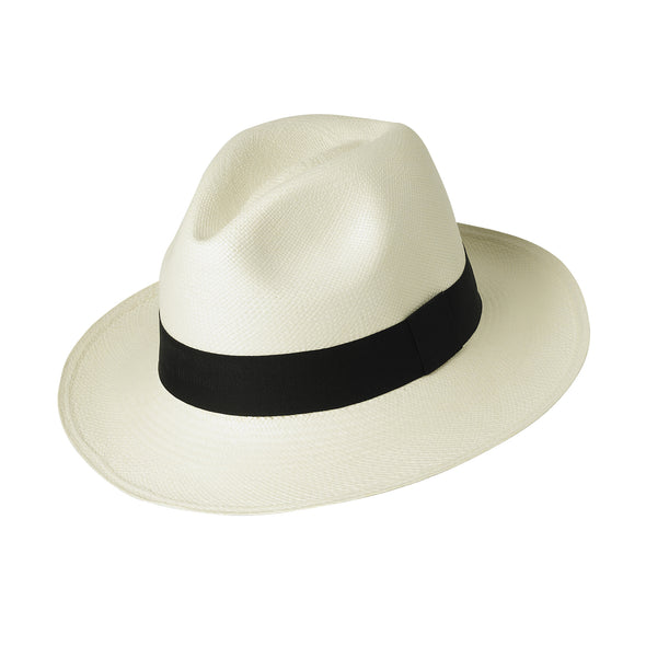 Classic Panama Hat handmade from natural straw