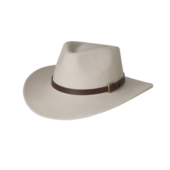 Fedora Wool Felt Hat with Genuine Leather Band | Bigalli | Melbourne