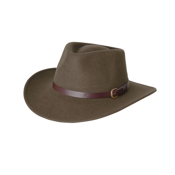 Fedora Wool Felt Hat with Genuine Leather Band | Bigalli | Melbourne