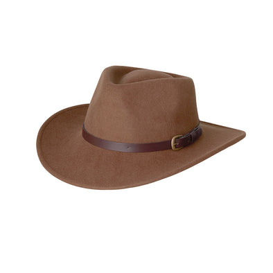 Fedora Wool Felt Hat with Genuine Leather Band | Bigalli | Melbourne