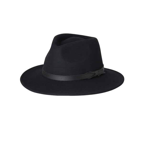 Fedora Wool Felt Hat with Genuine Leather Band | Bigalli | Livorno