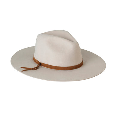 Cream Wool Felt Hat | Bigalli Lake