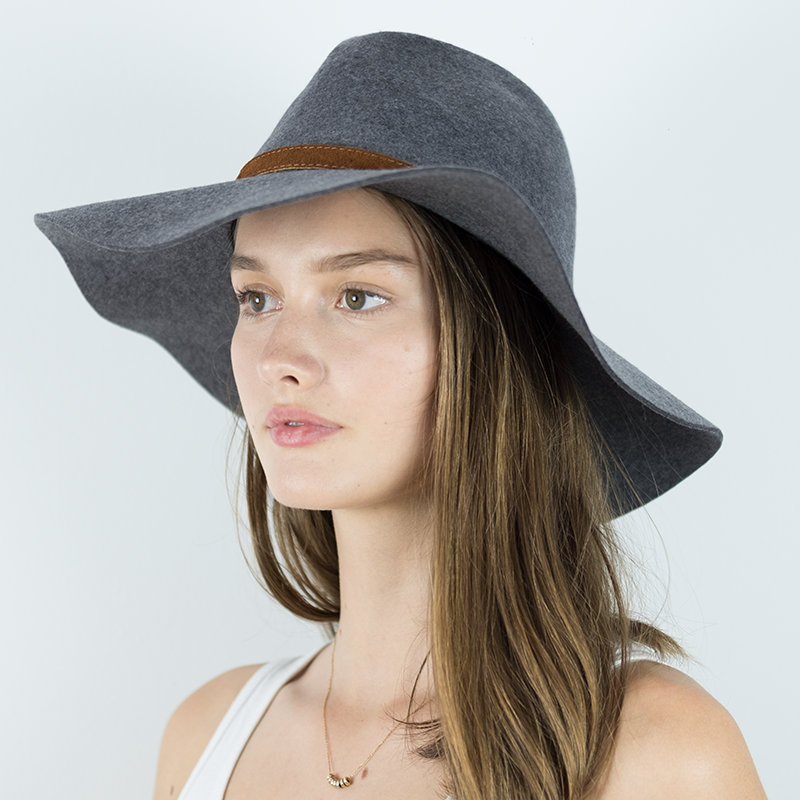 Ranch Wide Brim Soft Felt Hat Perez Trading